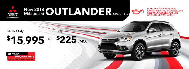 2018 Mitsubishi Outlander Sport ES