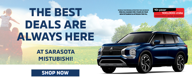 The best deals are always at Sarasota Mitsubishi