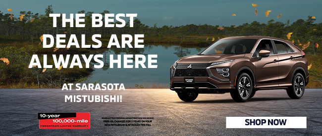 best deals are always at Sarasota Mitsubishi