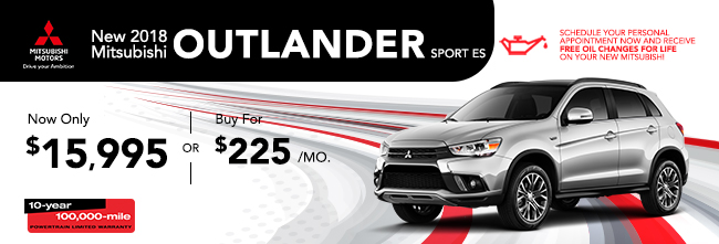 2018 Mitsubishi Outlander Sport ES
