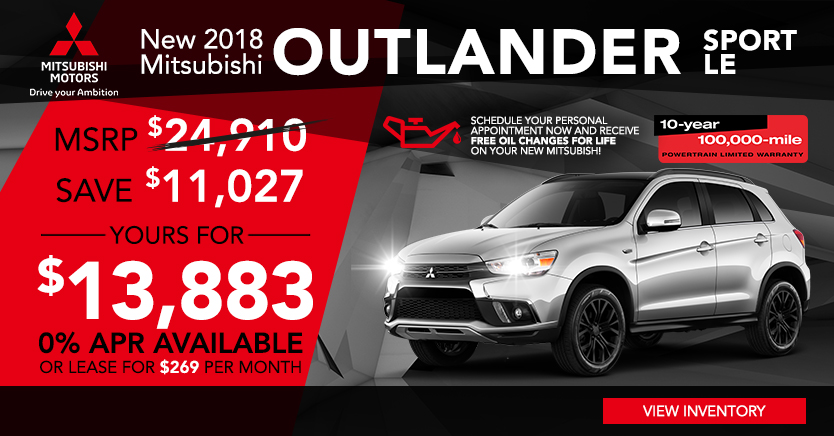 2018 Mitsubishi Outlander Sport LE