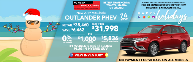 2019 Mitsubishi Outlander PHEV