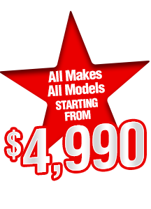 All Models All Makes Starting From $4990!