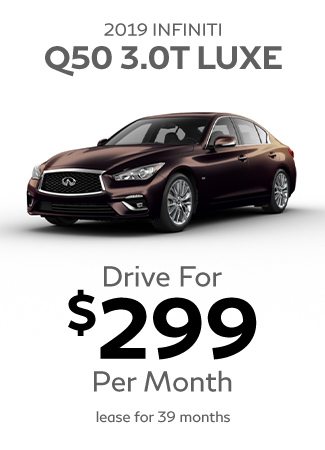 New 2019 INFINITI Q50 3.0T LUXE