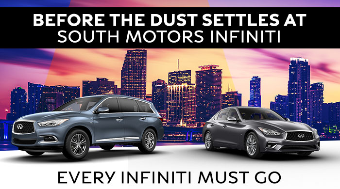 Before the dust settles, every INFINITI must go.