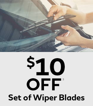 $10.00 OFF a set of wiper blades