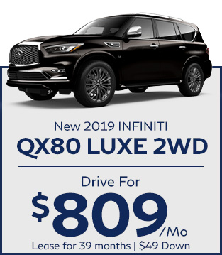 New 2019 INFINITI
QX80 LUXE 2WD