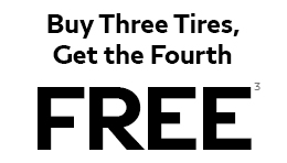 Buy Three Tires, Get the Fourth Free