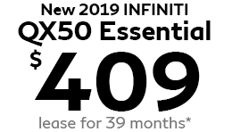 New 2019 QX50 Essential For $409 Per Month