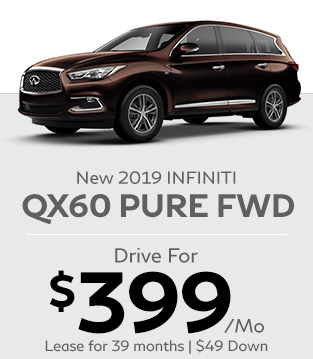 New 2019 INFINITI
QX60 PURE FWD
