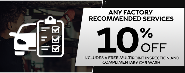 10% off Recommended Services