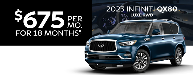2023 QX80 LUXE 4WD