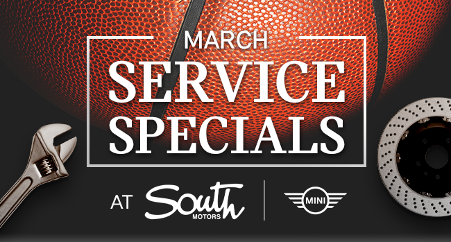 Service Specials At South Motors Mini