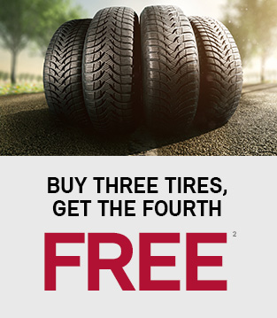 Buy Three Tires get the Fourth Free