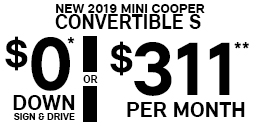 $0* DOWN SIGN & DRIVE OR $311** PER MONTH