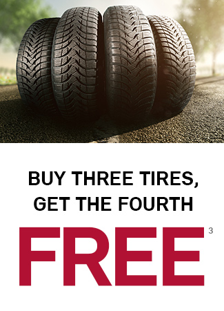 Buy 3 Tires get the 4 Free