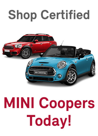 Shop Certified MINI Coopers today!