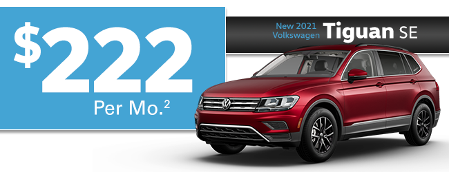 New 2021 Volkswagen Tiguan SE