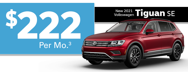 New 2021 Volkswagen Tiguan SE