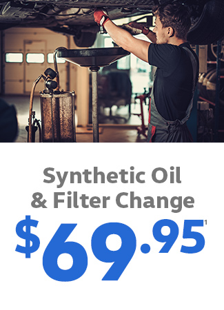 $69.95 Synthetic Oil & Filter Change