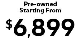 Starting From $6,899