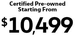 Starting From $6,899