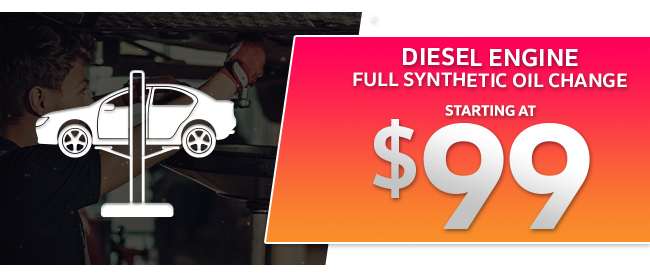 Diesel Engine - Full Synthetic Oil Change
