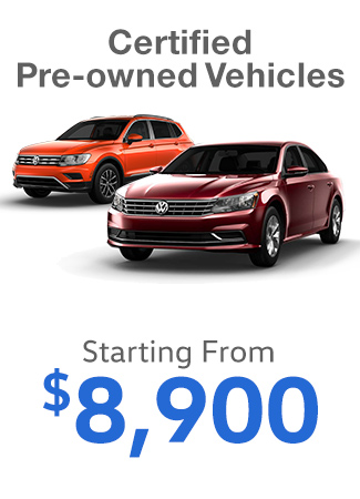Certified Pre-owned Starting From $8,900