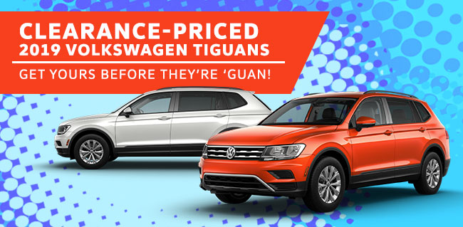 Clearance-Priced 2019 Volkswagen Tiguans Get Yours Before They’re ‘Guan!