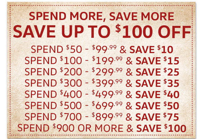 Spend More, Save More