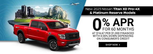 2023 Nissan Titan XD Pro-4X and Platinum Reserve