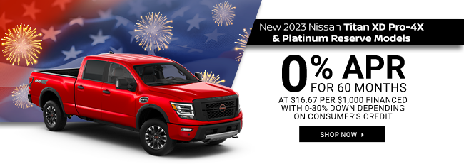 2023 Nissan Titan XD Pro-4X and Platinum Reserve