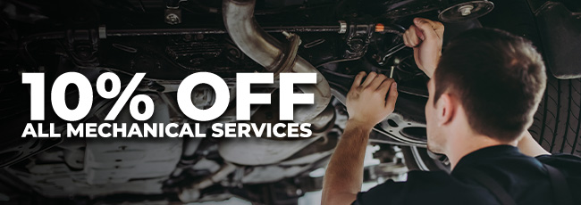 10 percent off all mechanical services