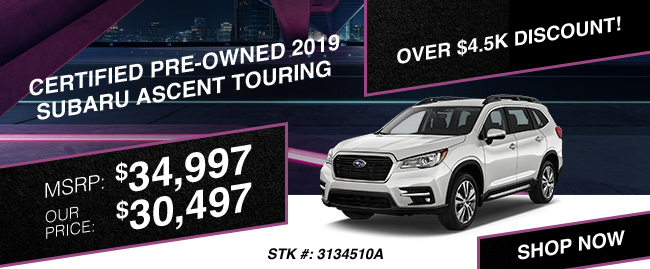 pre-owned 2020 Subaru Ascent Touring