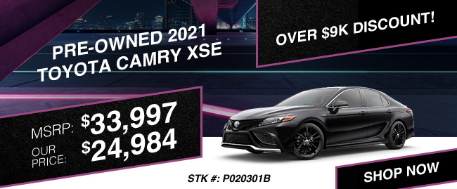 pre-owned 2021 Toyota Camry