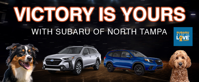 Victory is yours wuth Subaru of North Tampa