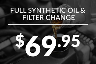 Full Synthetic Oil and Filter Change