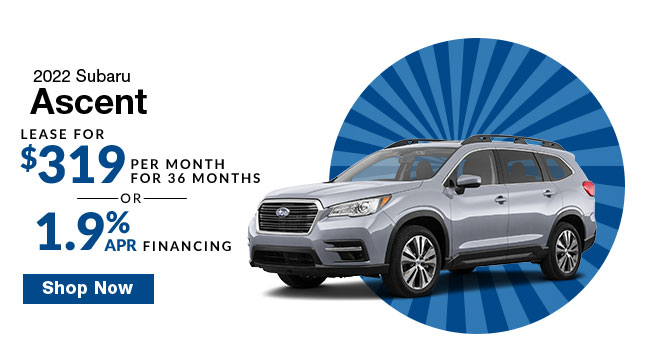 Special offer on 2022 Subaru Ascent