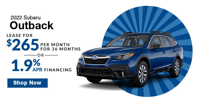 Special offer on 2022 Subaru Outback