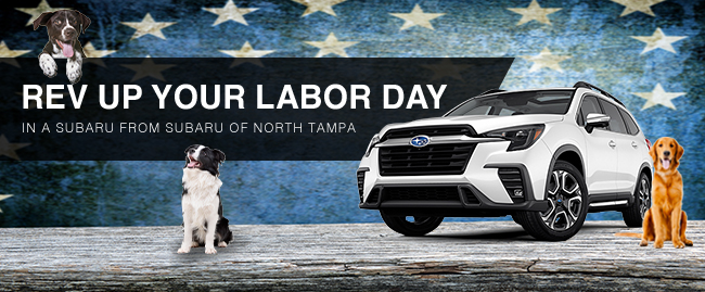 REV uo your Labor Day in a Subaru of North Tampa