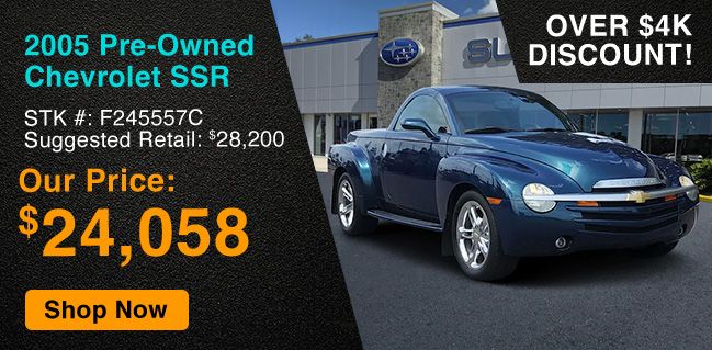 Special offer on 2005 SSR