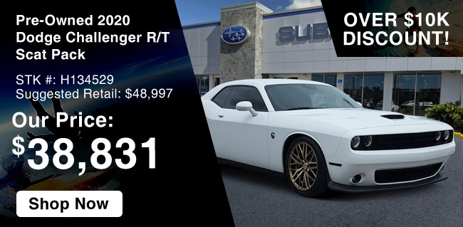 Special offer on Dodge Challenger