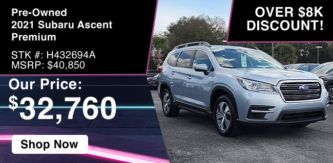 pre-owned 2021 Subaru Ascent