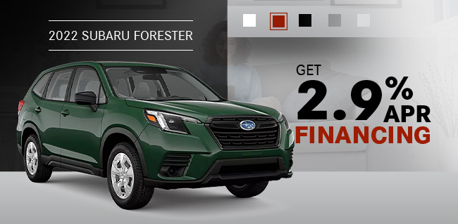 Special offer on Subaru Forester 2.9 APR