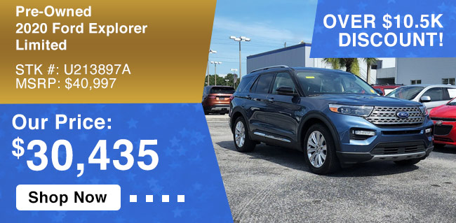 pre-owned 2020 Ford Explorer
