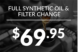 Full Synthetic Oil and Filter Change