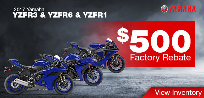 2017 Yamaha YZFR3 & YZFR6 & YZFR1