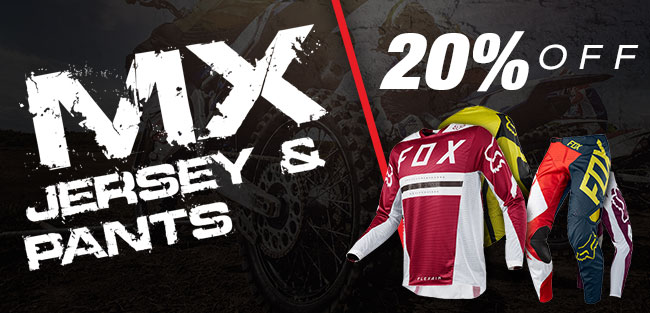 MX Jersey and Pants 20% off
