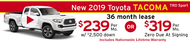 New 2019 Toyota Tacoma TRD Sport