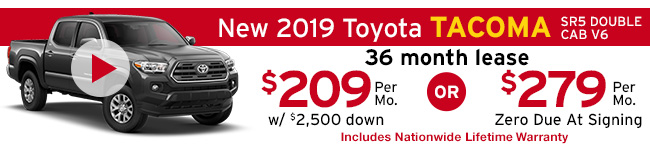 New 2019 Toyota Tacoma SR5